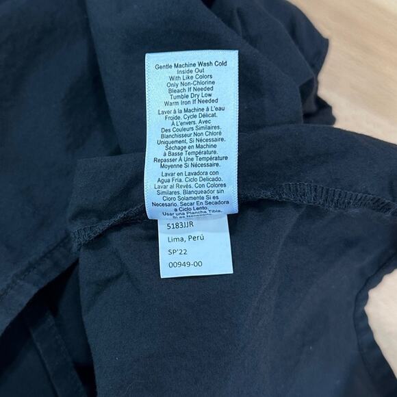 NATION LTD Sissy Ruffled Black Dress Tiered Midi Sundress size Small - Picture 10 of 10